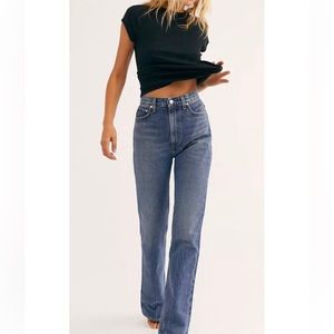 NWOT Agolde Vintage Hi-Rise Flare Jean